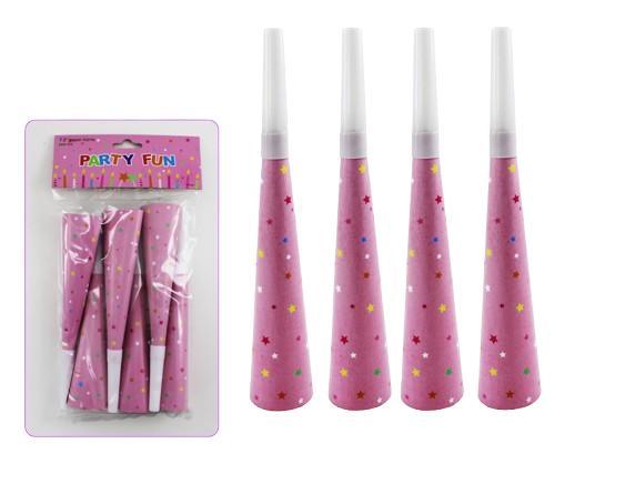 6 Pcs Happy Birthday Horns 7.5 - Inch Noisemaker Party Blowers For Adults - Gamplanet