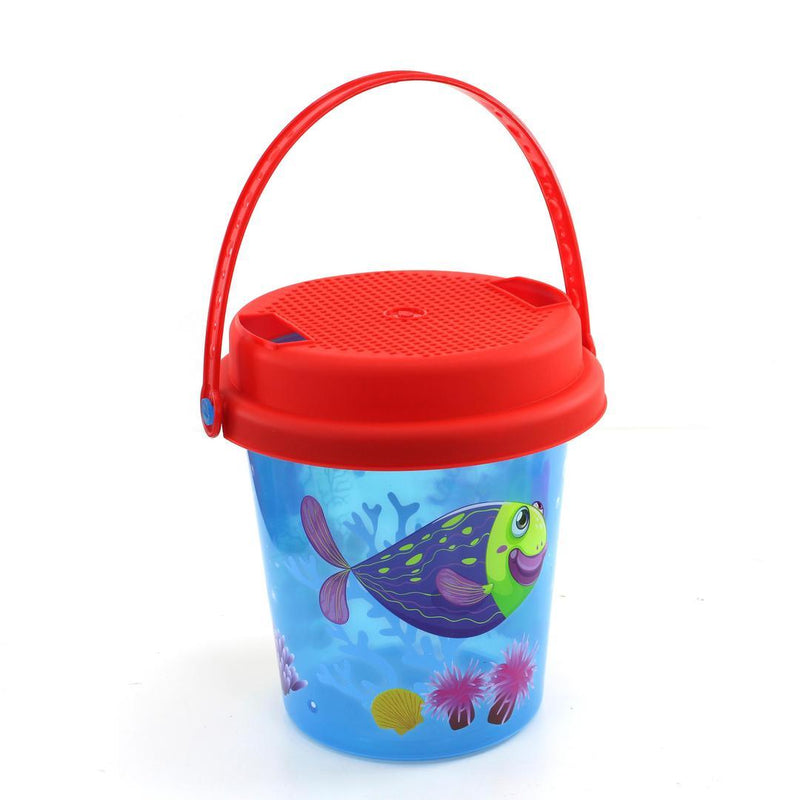 7 Pcs Beach Toys Bucket Set Summer Sand Play with Animal Molds And Accessories - 909019 - Gamplanet