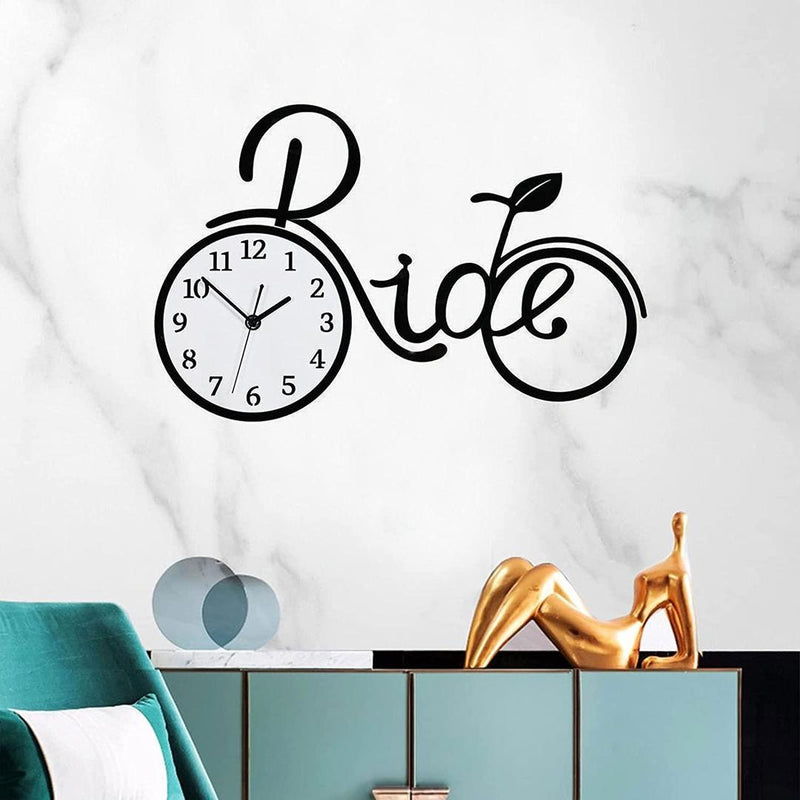 Acrylic Premium Big Cycle Wall Clock - Gamplanet