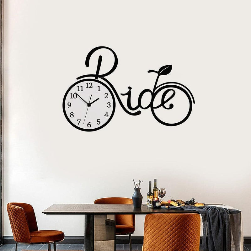 Acrylic Premium Big Cycle Wall Clock - Gamplanet