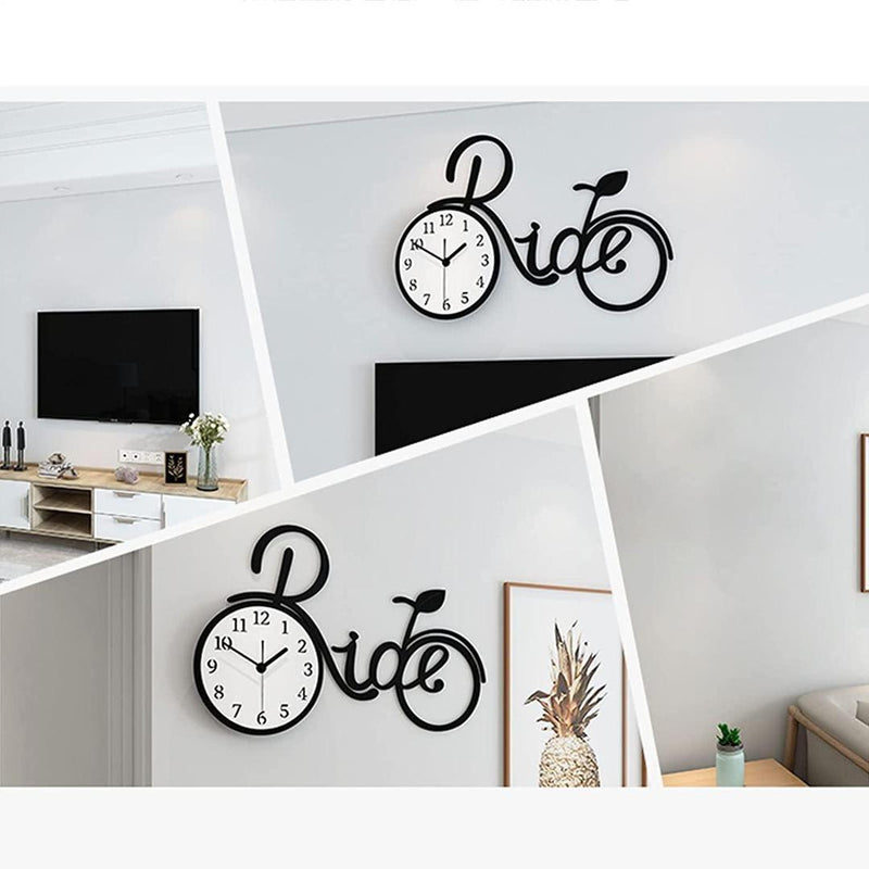 Acrylic Premium Big Cycle Wall Clock - Gamplanet