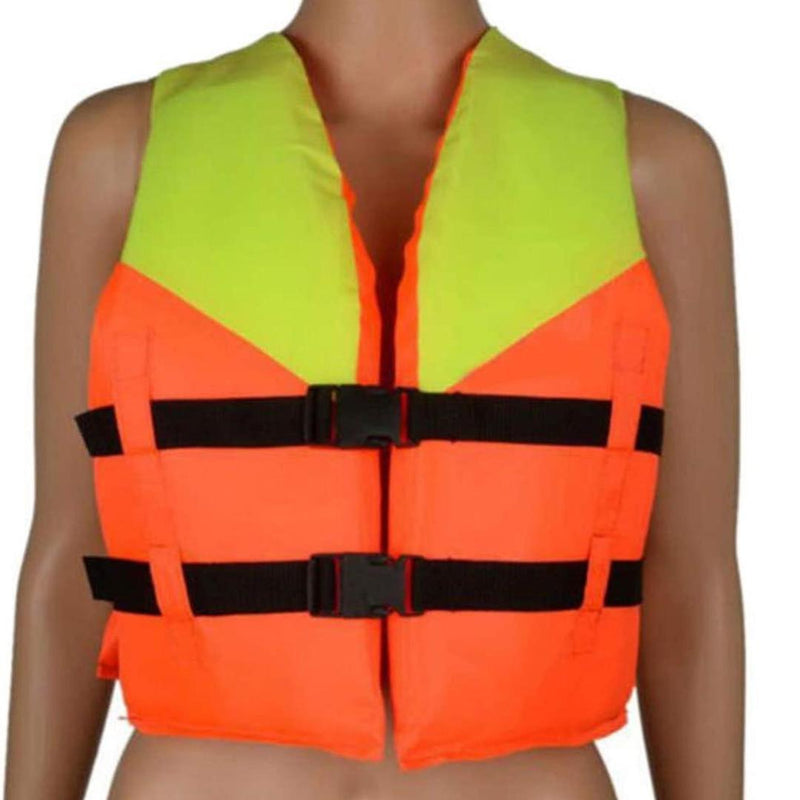 Adult and Child Life Jacket Swim Vest with Whistle and Adjustable Belts - 35 x 42cm - Gamplanet