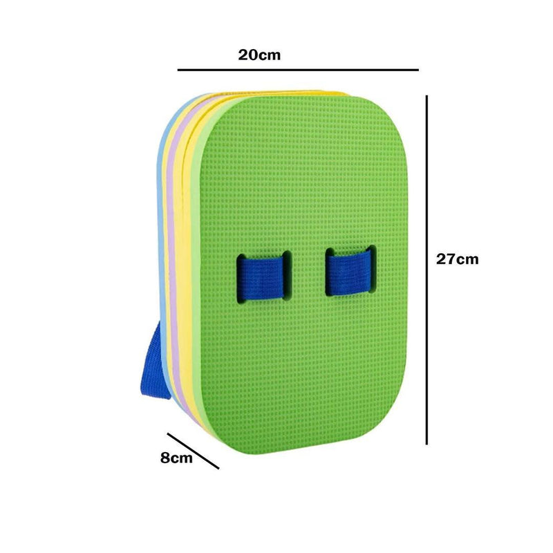 Back Float Safety Swim Bubble With Adjustable 3 Layer Belts Training Swim Floaties for Beginners, Re - Gamplanet