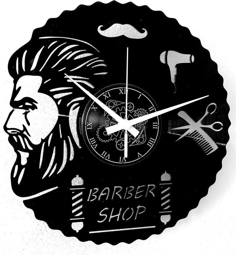 Barbershop Design Wall Clock - Gamplanet