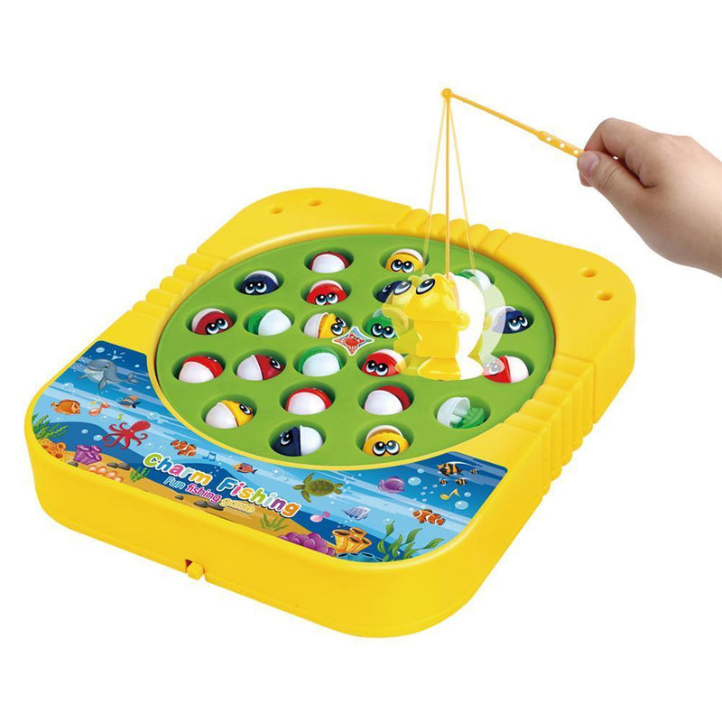 Big square electric music fishing plate (24 Fish) - Gamplanet