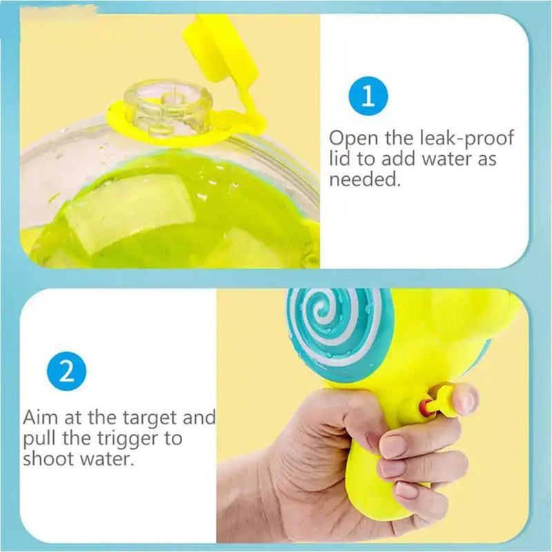 Cartoon Water Gun - Fun and Funny Cartoon Shape - Suitable for Kids 3+ - Gamplanet