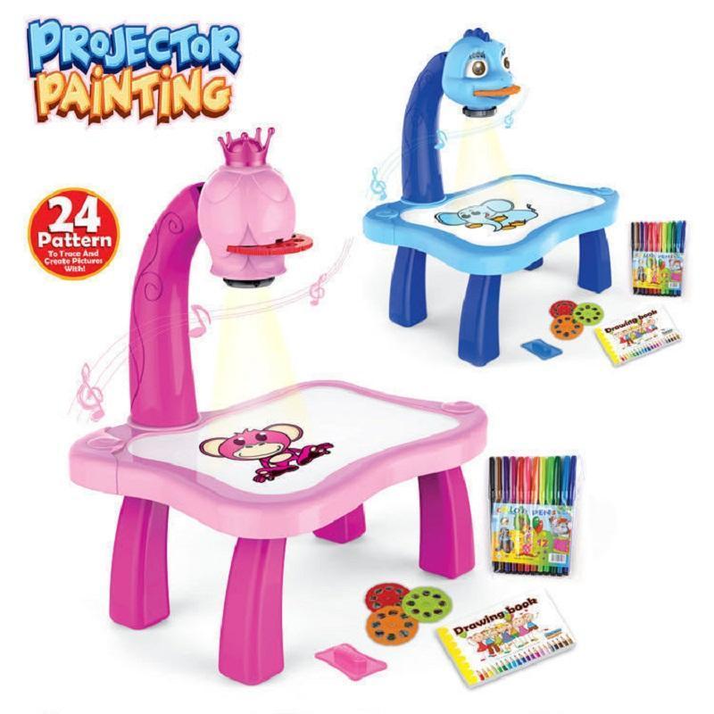 Children Led Projector Art Drawing Table - Gamplanet