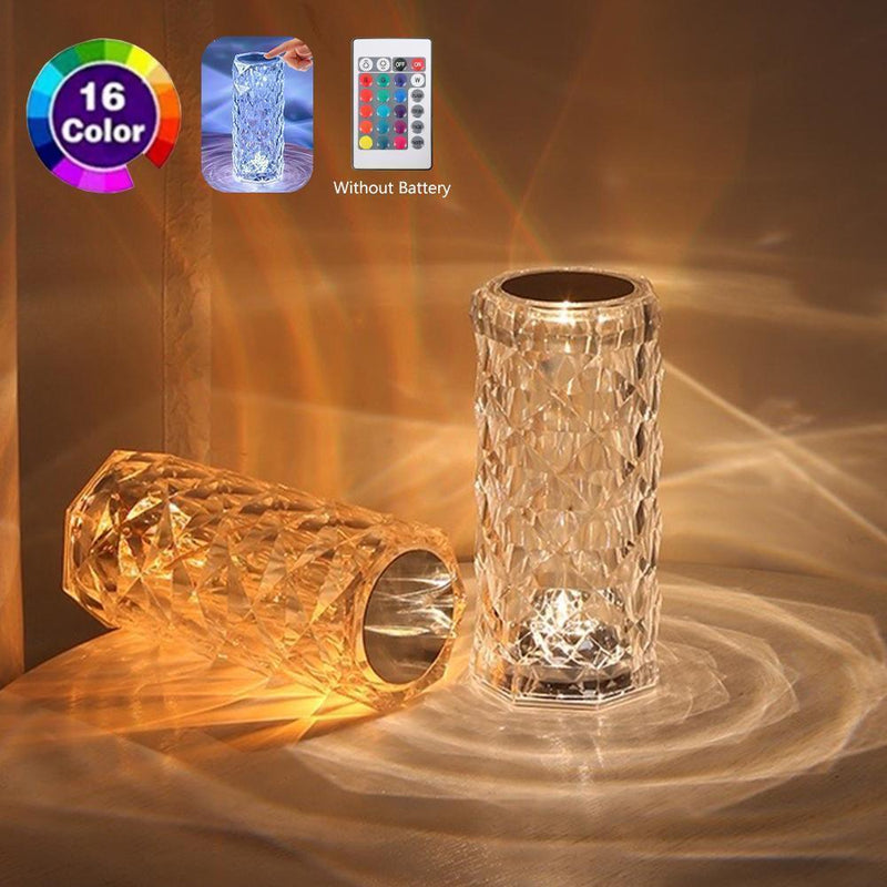 Crystal Table Night Light Lamp - Gamplanet