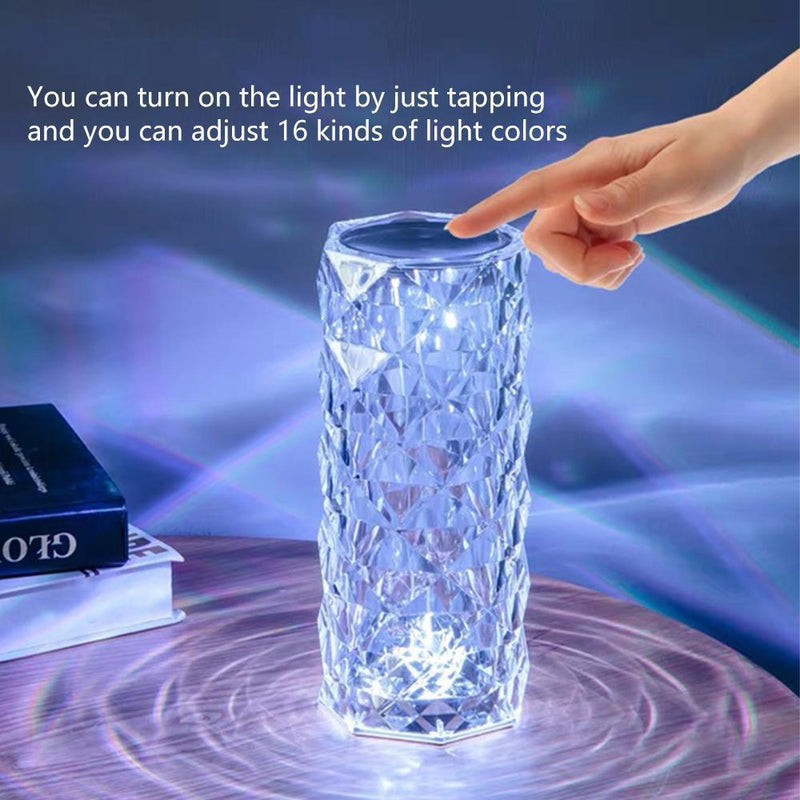 Crystal Table Night Light Lamp - Gamplanet