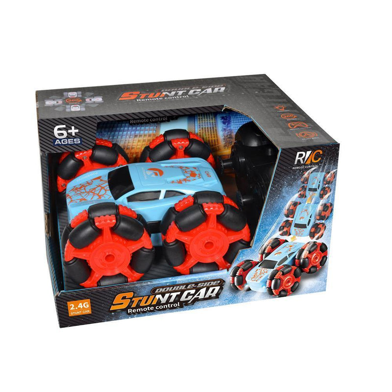 Double E - Side Stunt Car - Remote Control - 2.4GHz Stunt Car - Stunt Roll - 360 Degree - Lighting for - Gamplanet