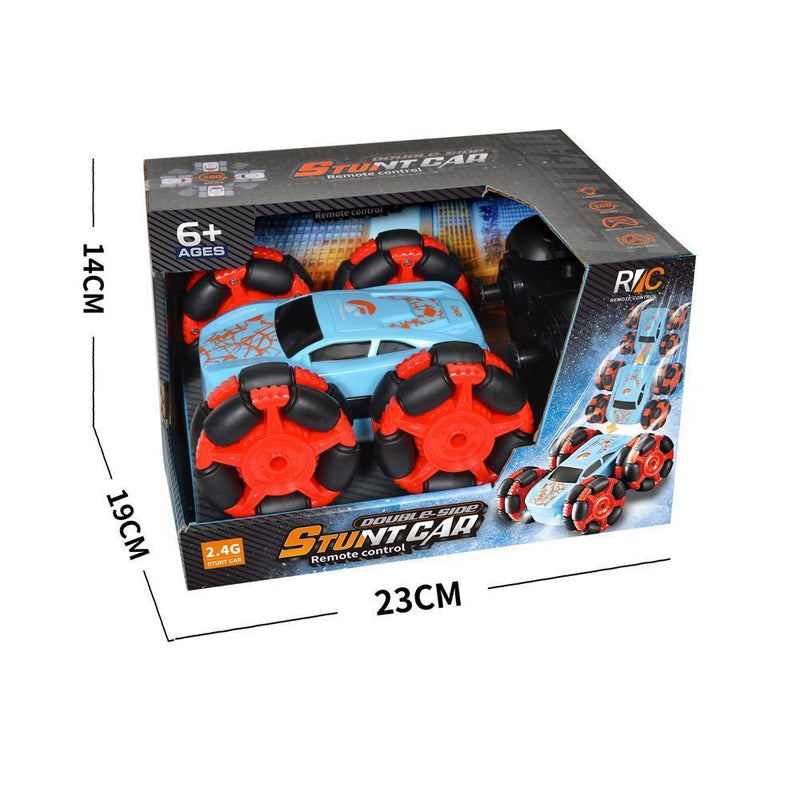 Double E - Side Stunt Car - Remote Control - 2.4GHz Stunt Car - Stunt Roll - 360 Degree - Lighting for - Gamplanet