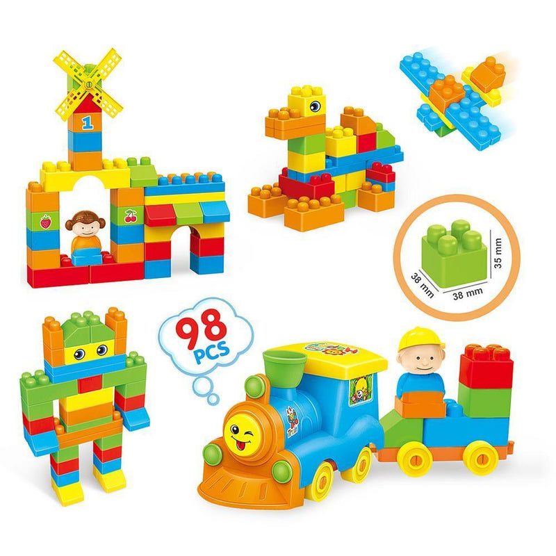 Dream Train Building Blocks 98 Pcs - Gamplanet