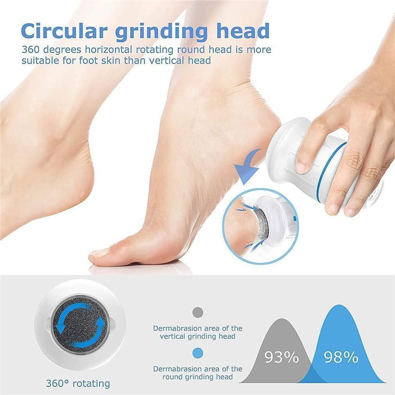 Electric Callus Remover with Built - In Vacuum & Foot Grinder Head - Gamplanet