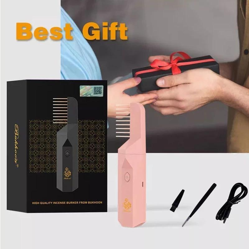 Electric Hair Brush Incense Burner For Bakhoor - Gamplanet