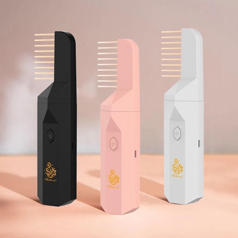 Electric Hair Brush Incense Burner For Bakhoor - Gamplanet