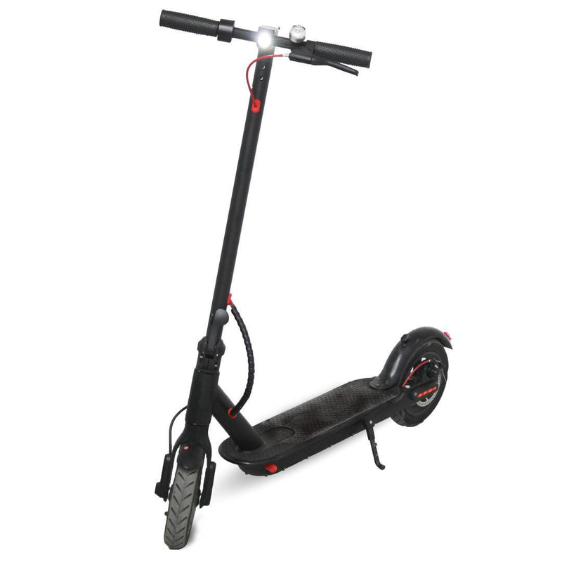 Electric Scooter 350W Brushless Motor, Max Speed 30 Km Range Foldable with Solid Tires & Safety Ligh - Gamplanet