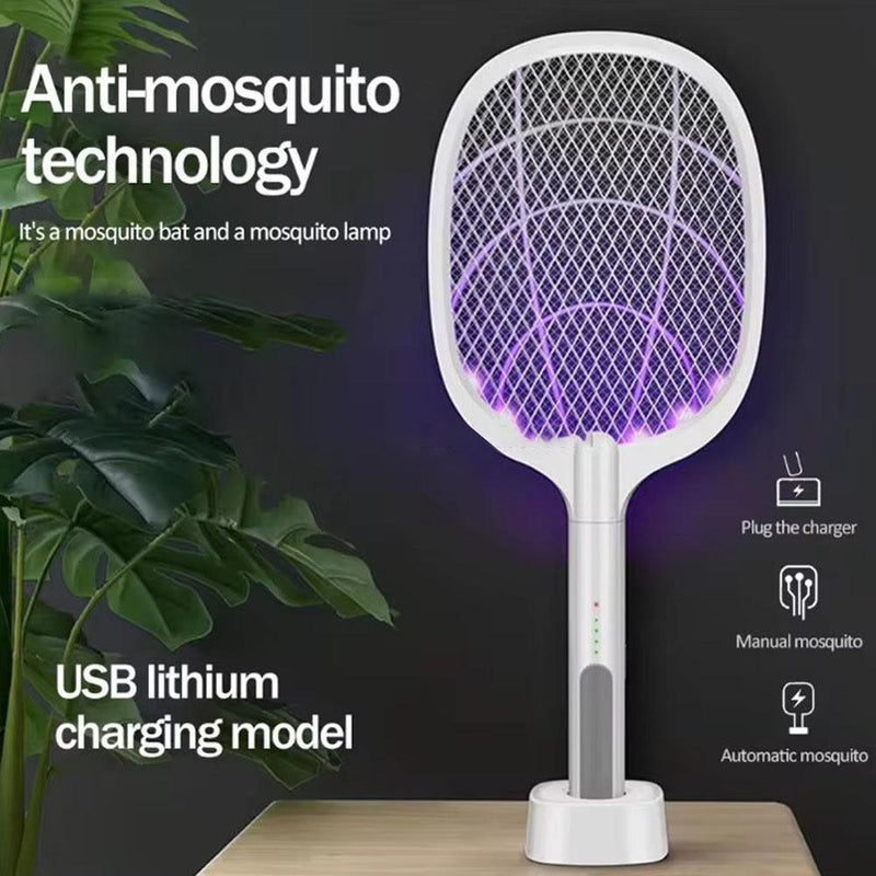 Electric Shock Folding Electric Mosquito Swatter - Gamplanet