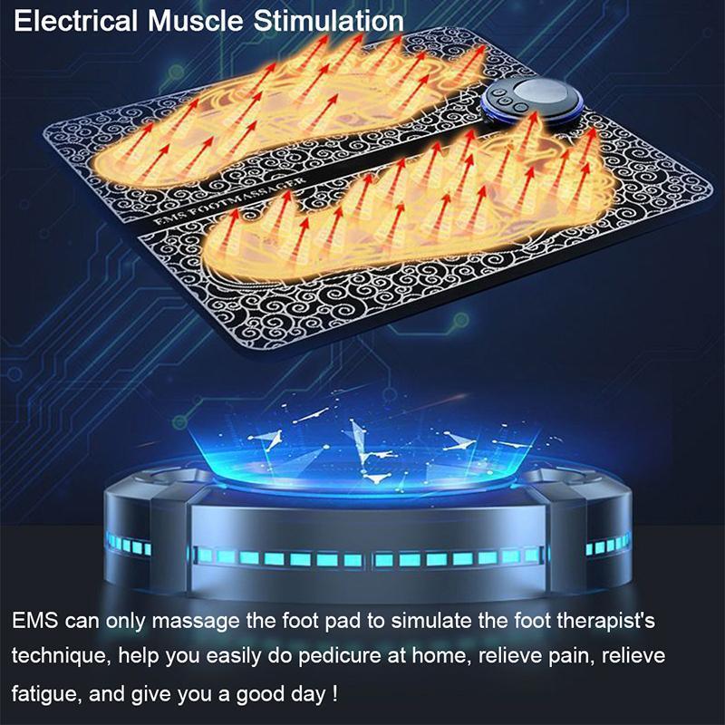 EMS Foot Massager Pad Portable Electric Muscle Stimulation - Gamplanet