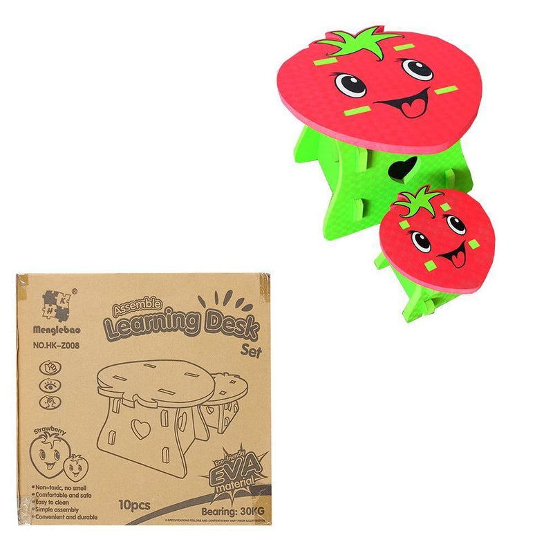 EVA Strawberry Children's Table and Chair Set - Gamplanet