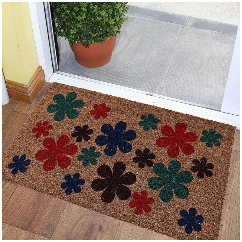 Flowers Printed Door Mat Floor Mat Bath Mat Home, Bathroom, Bedroom Entrance Indoor & Outdoor Foot M - Gamplanet