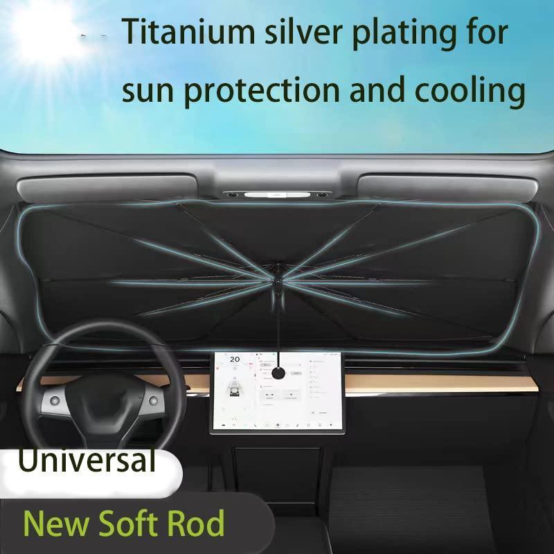 Foldable Car Windshield Sunshade Umbrella - UV Ray Protection - Gamplanet