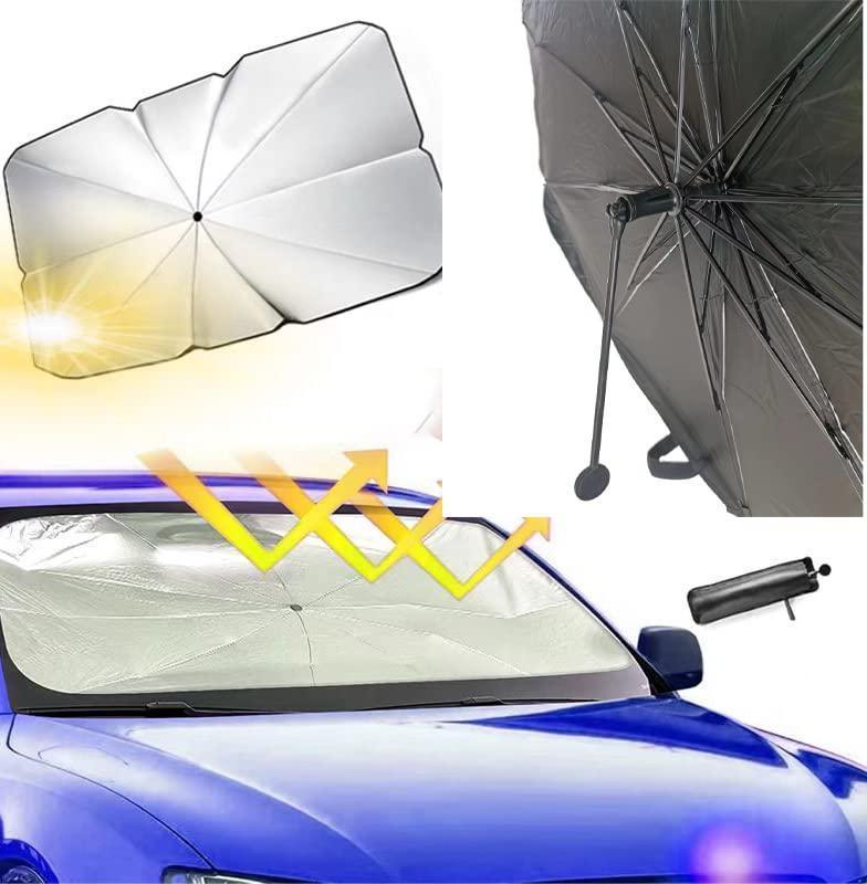 Foldable Car Windshield Sunshade Umbrella - UV Ray Protection - Gamplanet