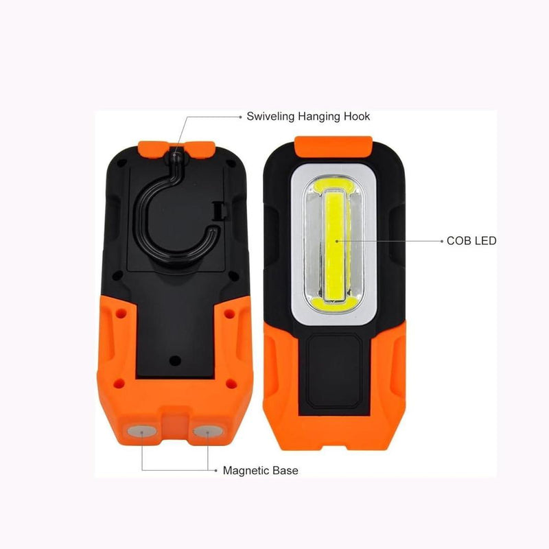 Generic Battery - Powered COB LED Pocket Work Light Magnetic Foldable Inspection Lamp, 0704405a - Gamplanet