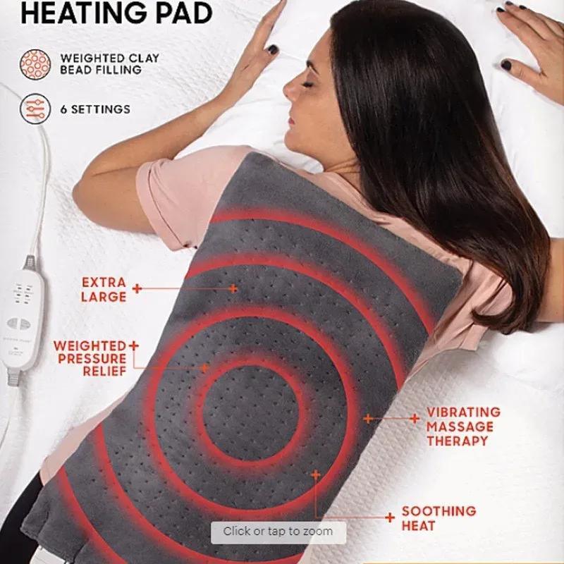 Heating Pad with 6 Temperature and 4 Timer Settings - Gamplanet