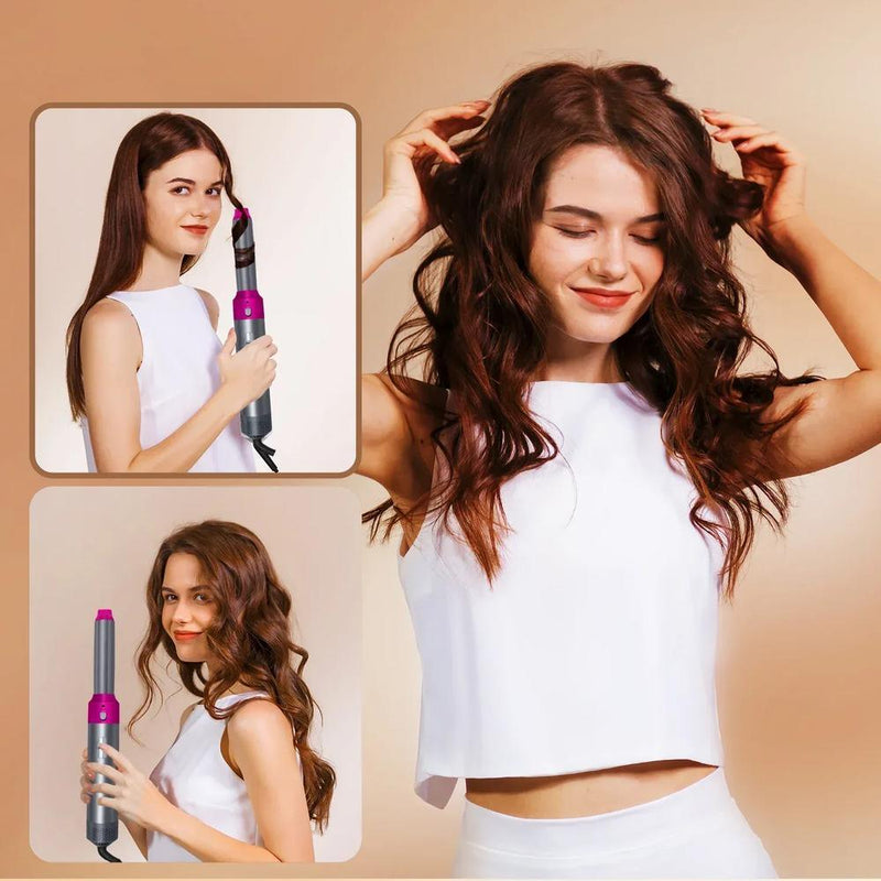 Hot Air Brush 5 in 1 Hair Dryer Brush - Gamplanet