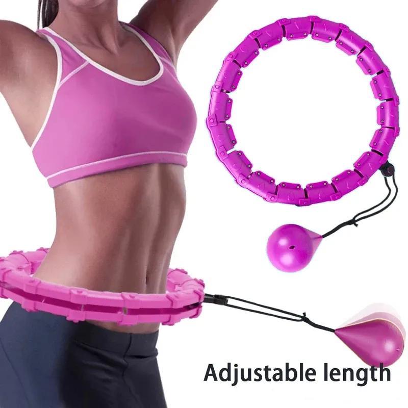 Hula Hoop for Adults - Adjustable 24 - Section Exercise Hoop - Gamplanet