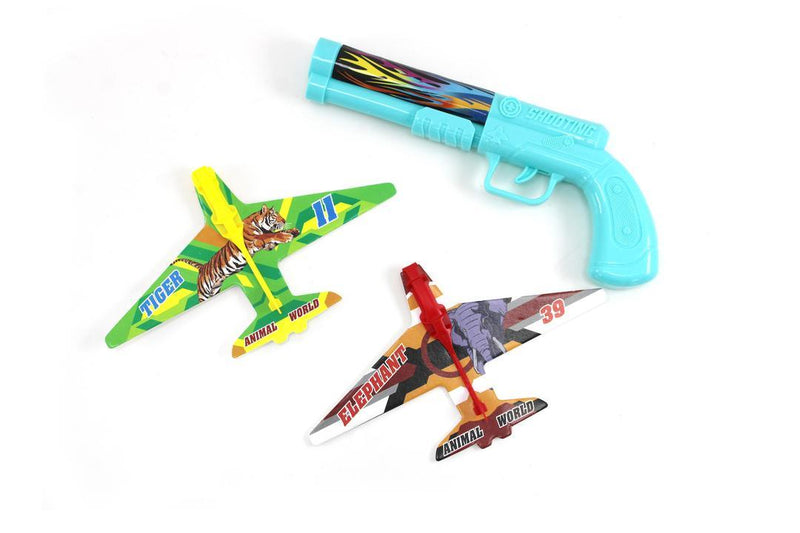 Kids Launcher Airplane Toy Gun Eye Hand Coordination Sports Toy for Ages 3 and Up - Gamplanet