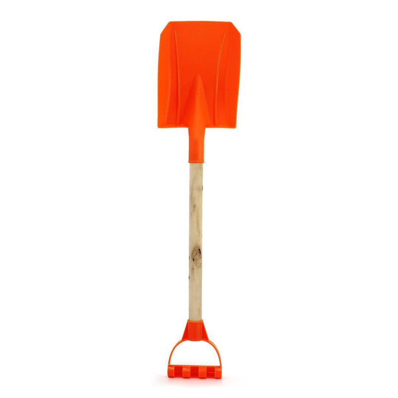 Kids Wooden Mini Beach Shovel with Plastic Spade Perfect - 909041 - Gamplanet