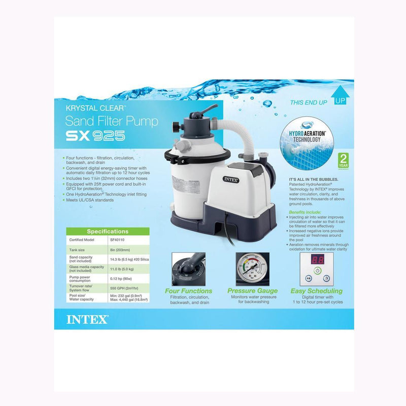 Krystal Clear Sand Filter Pump - SX925, Multi - Gamplanet