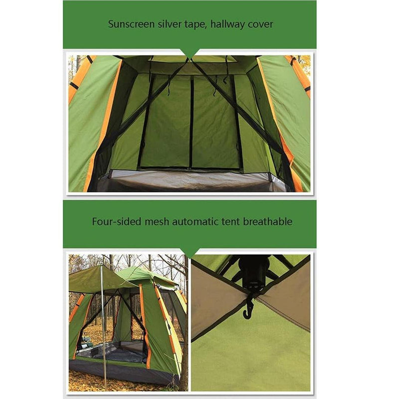 Large Camping Tent 3 4 Person Weatherproof Family Tent, Ideal for Parties, Picnics, and Outdoor Adve - Gamplanet