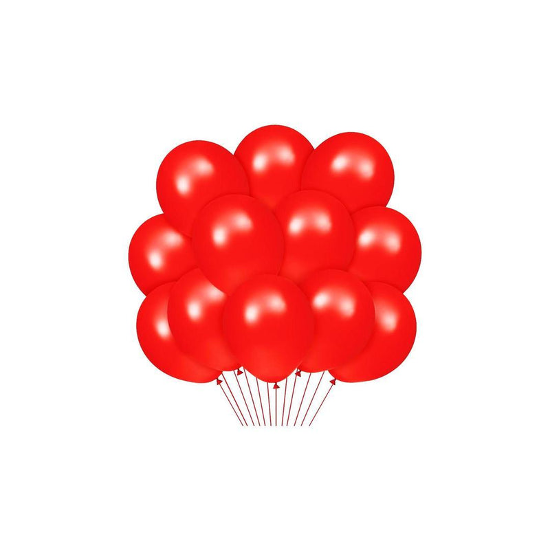 Metallic Balloon 12 Inch, Red Color - 40 Pcs - Gamplanet