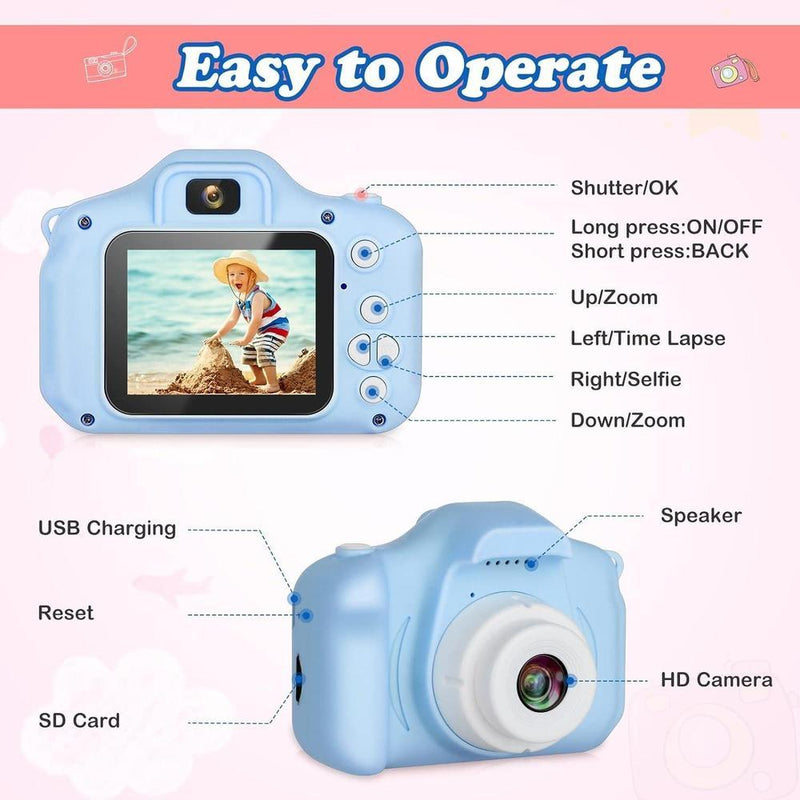 Mini Children Camera X2 Digital Vintage Camera Educational Toys - Gamplanet