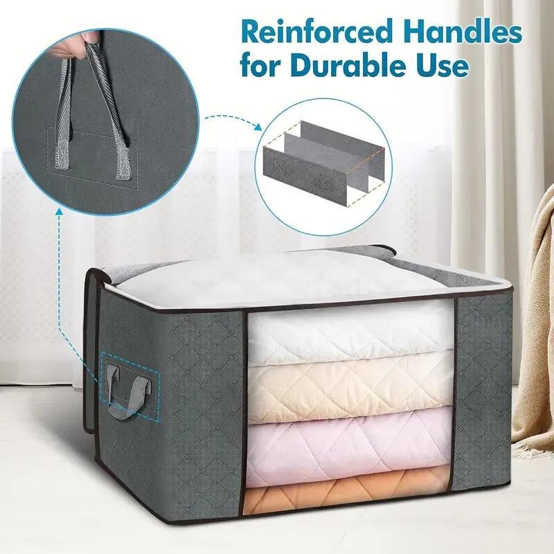 Non - Woven Blanket and Clothes Organizer With Zipper - Gamplanet