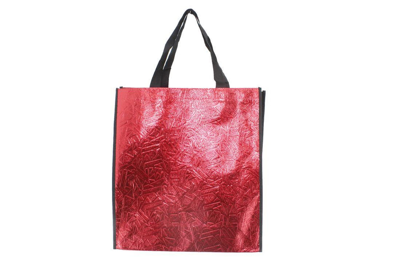 Non Woven Fabric Bag Elegance for Stylish Carrying - 34.5 x 12 x 38cm, Bold Red - Gamplanet