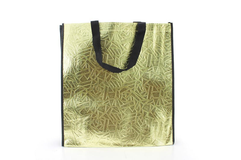 Non - Woven Fabric Tote Bag for Stylish Convenience - 34.5 x 12 x 38cm, Golden - Gamplanet