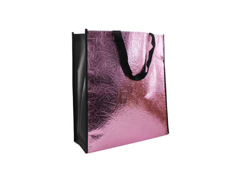 Non - Woven Fabric Tote Bag for Stylish Convenience - 34.5 x 12 x 38cm, Pink - Gamplanet