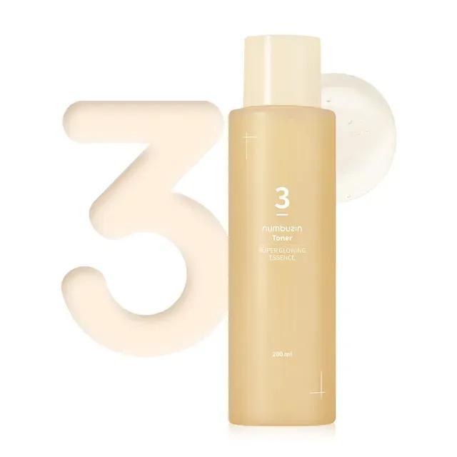 Numbuzin No.3 Super Glowing Essence Toner 200ml - Gamplanet