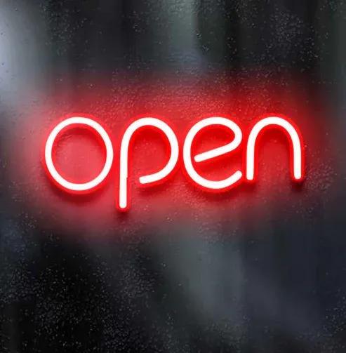 Open Neon Sign - Neon Light - Gamplanet