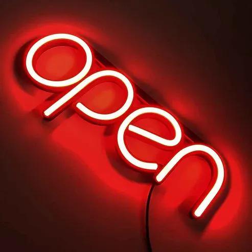 Open Neon Sign - Neon Light - Gamplanet