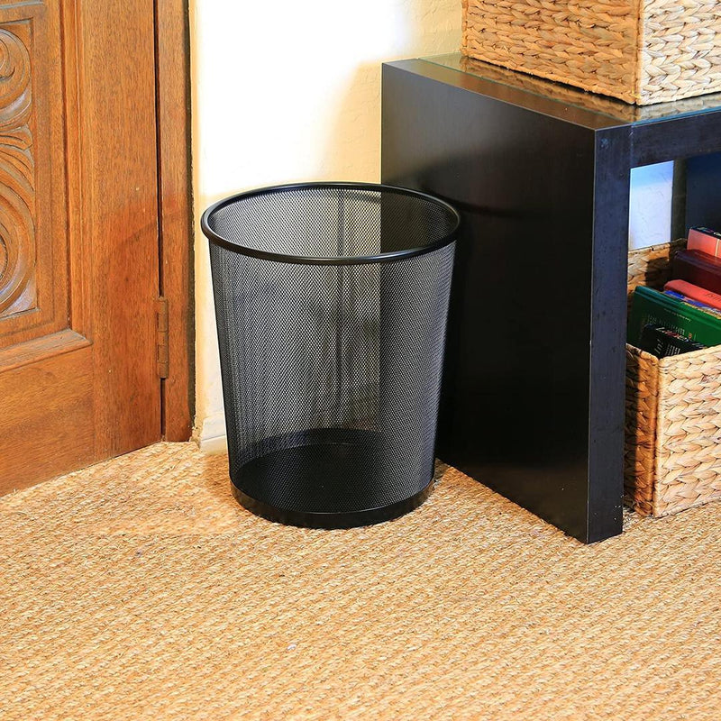 Portable Mesh Round Open Top Trash Can - Gamplanet