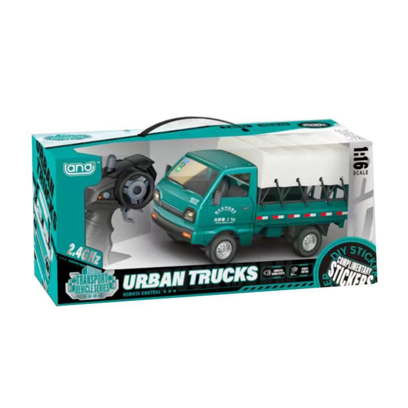 RC Urban Rooftop Truck1:16 2.4G Dual Frequency - DIY Sticker - Manual Door Opening - Gamplanet