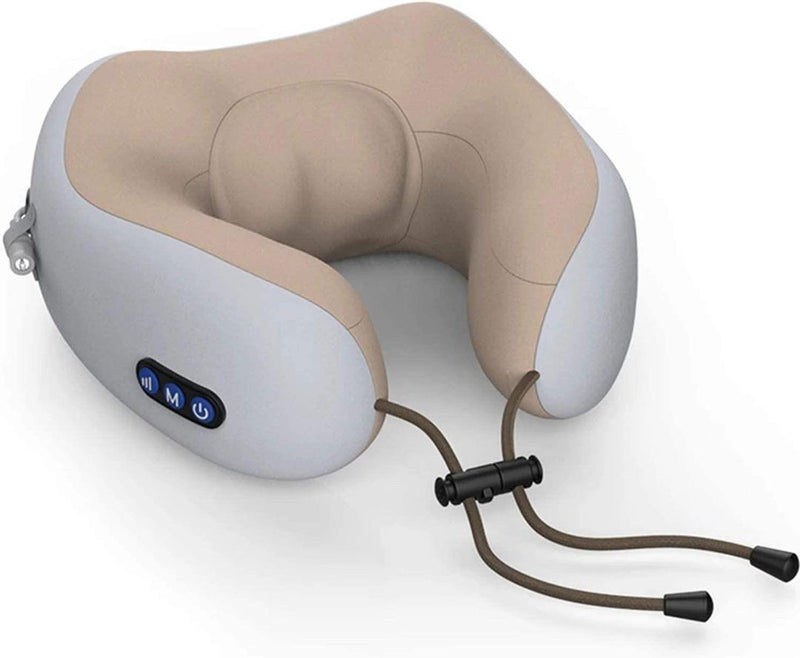 Rechargeable U Shaped Electric Travel Neck Massage Pillow - Gamplanet