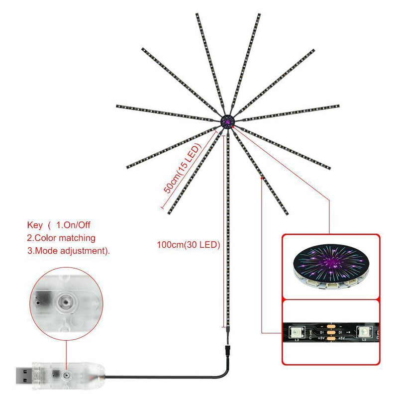 Smart Firework LED Lights - Gamplanet