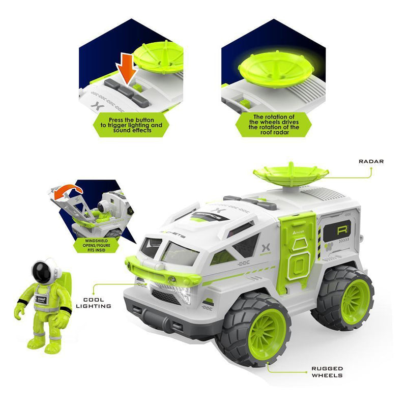 Space Explorer Rover - Radar, Cool Lighting, Rugged Wheels Lighting and Sound Effects - Gamplanet