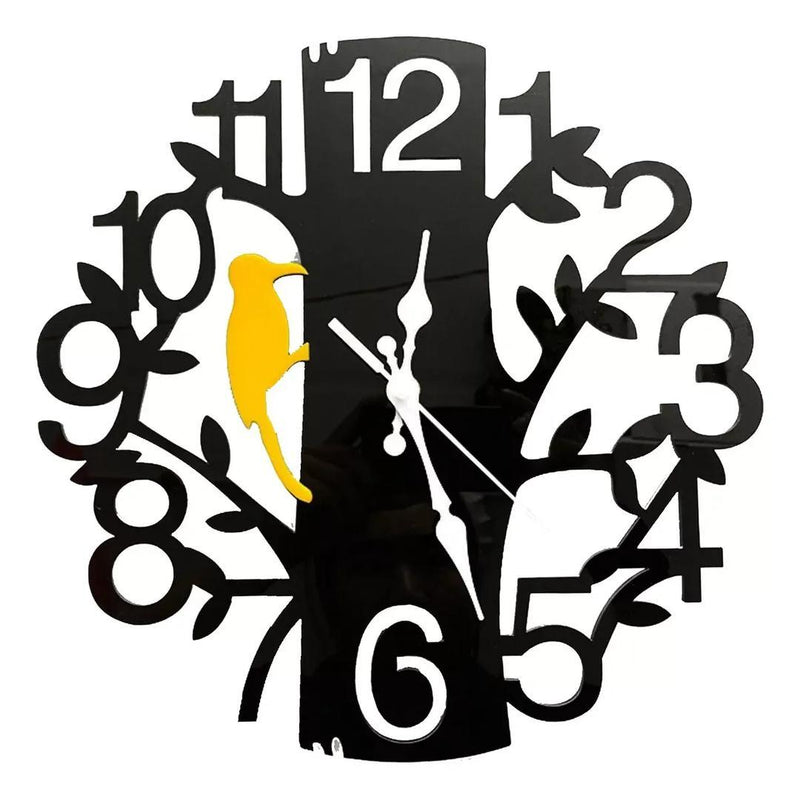 Sparrow Nest Acrylic Wall Clock - Gamplanet