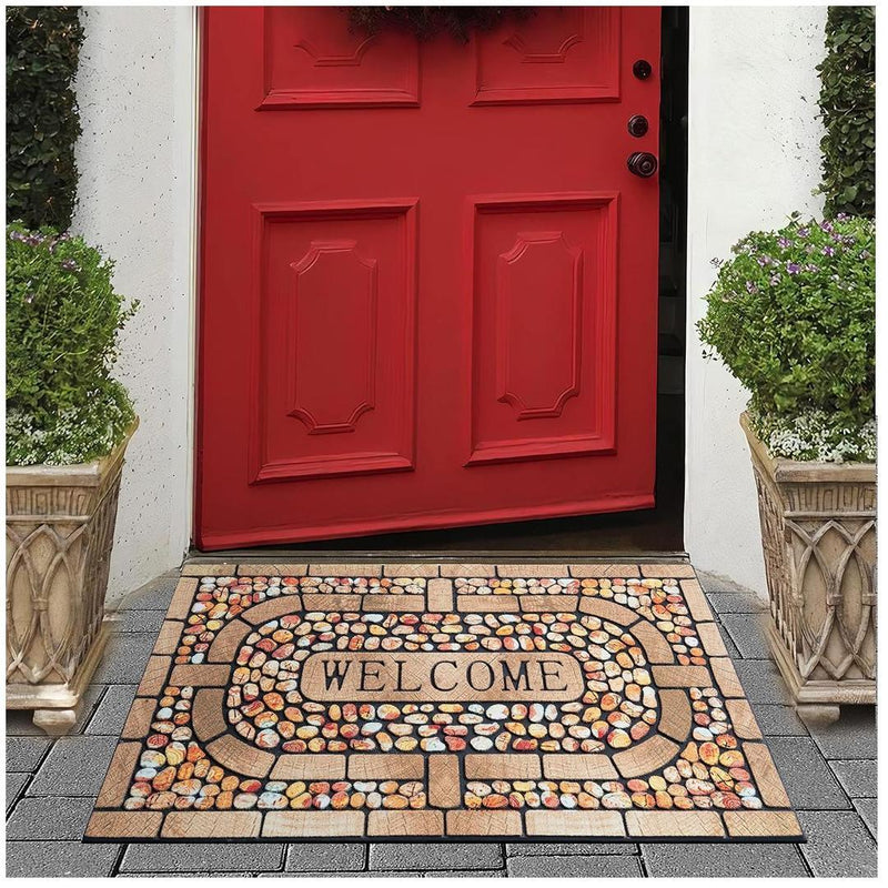 Stylish Welcome Mat, Outdoor & Indoor Door Mat Entryway Rug Doormat - Gamplanet